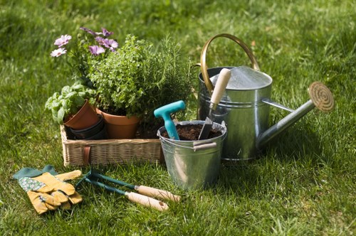 Garden service schedule and payment terms document