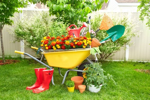 Local gardeners in Purley improving lawn and plant health